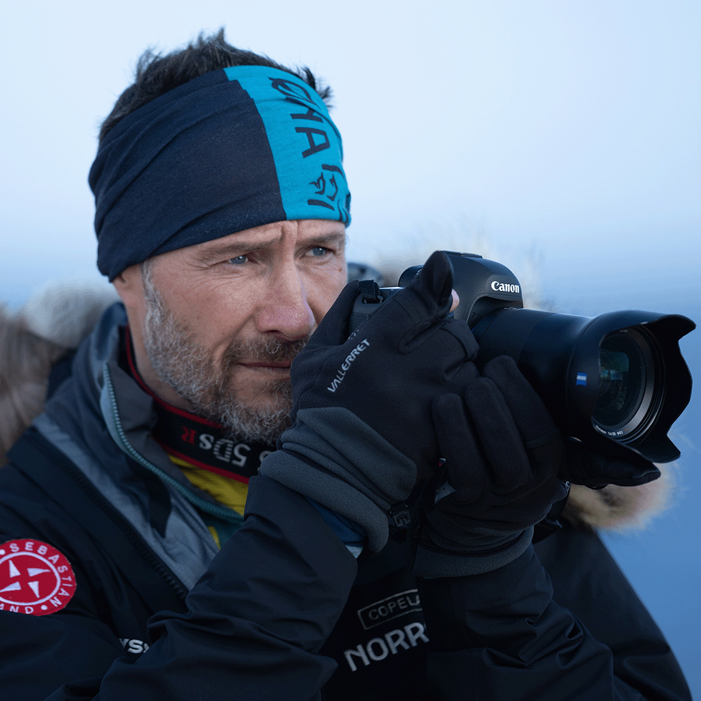 Sebastian Copeland, Ambassador for Vallerret Photography Gloves