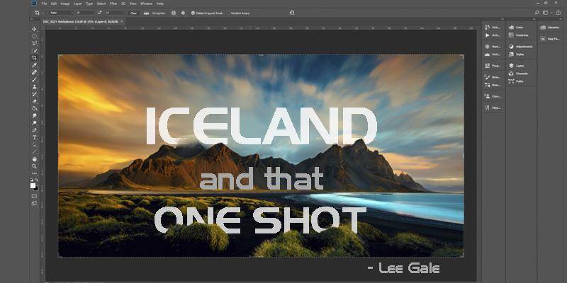 How I got this shot in iceland