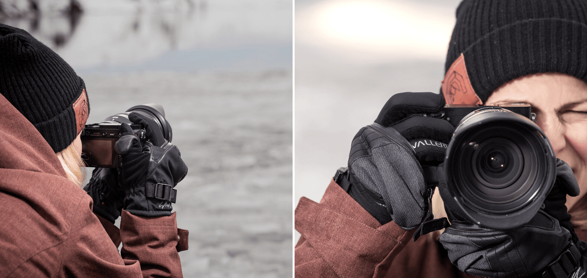 The Goddess of Winter in the Shape of a Photography Glove