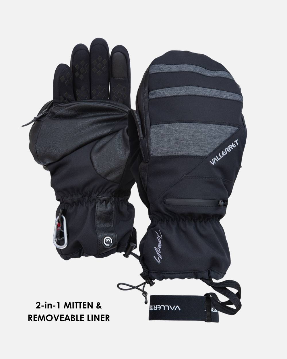 Skadi LRS Zipper Mitt - Black