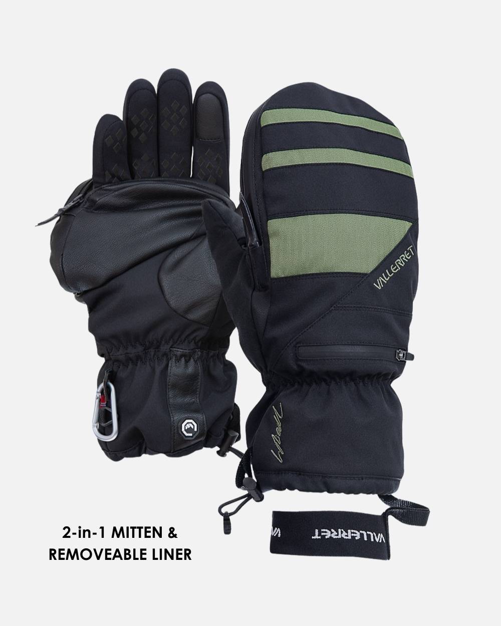 Skadi LRS Zipper Mitt - Green
