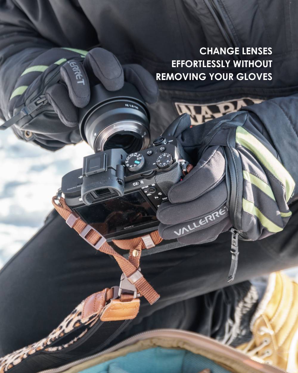 Skadi LRS Zipper Mitt – Vallerret Photography Gloves