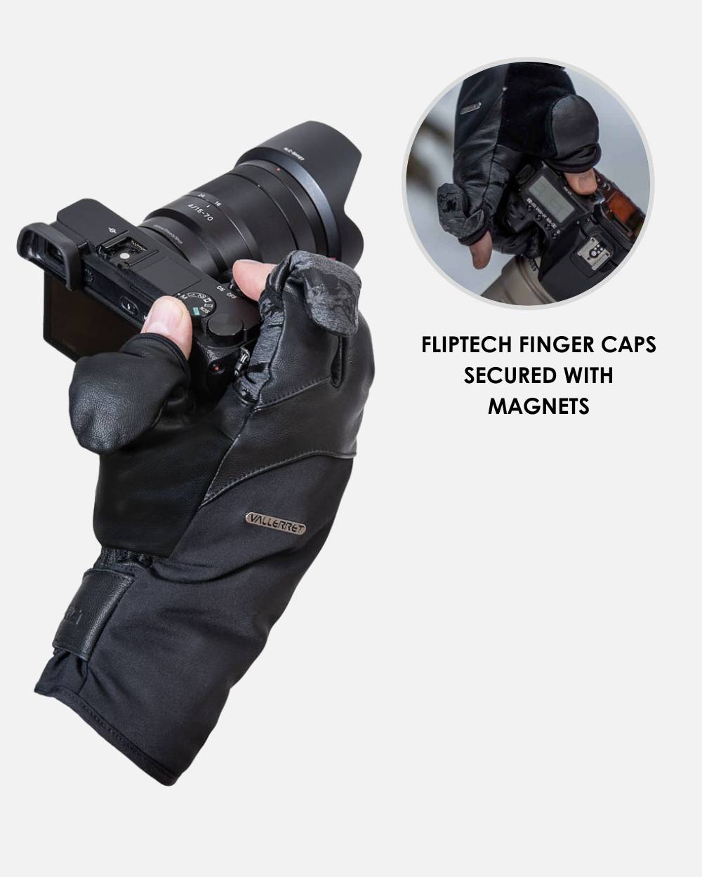 Vallerret Tinden フォトグラフィーグローブ　サイズM Tinden Camera Glove – Vallerret Photography Gloves