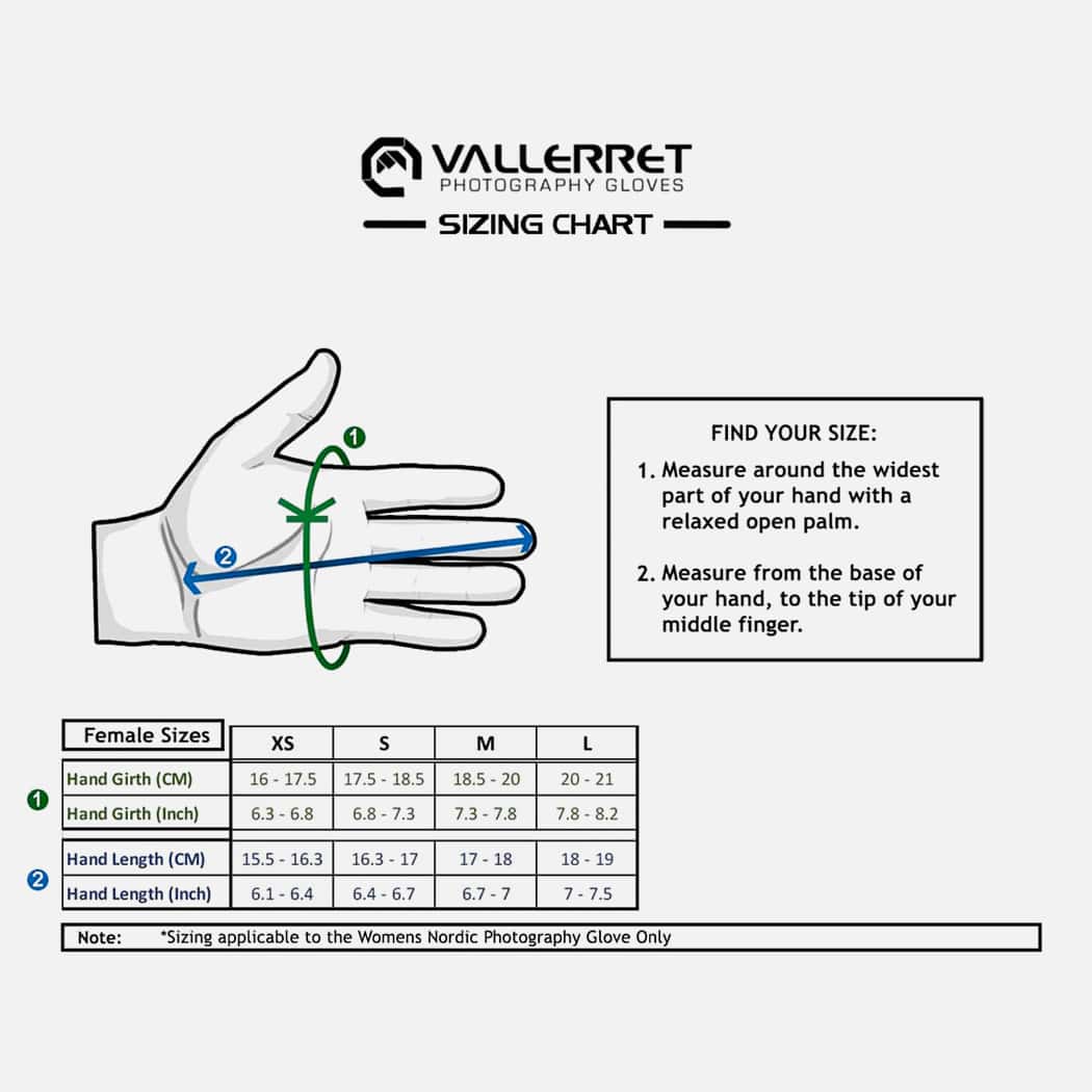vallerret women's nordic photography gloves