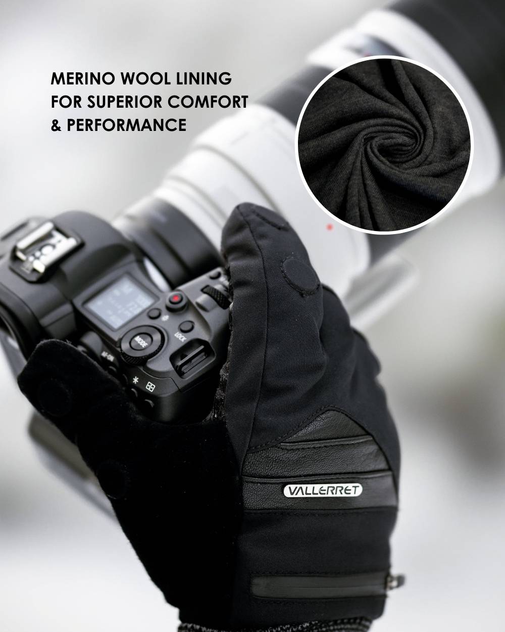 Markhof Pro V3 Camera Glove – Vallerret Photography Gloves