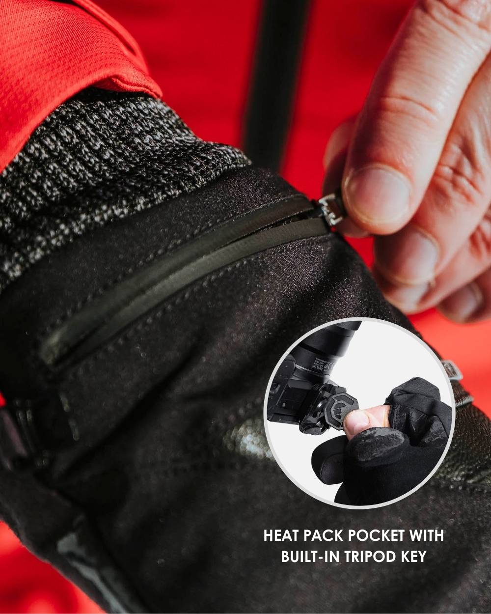 Guante de fotografía Markhof Pro V3