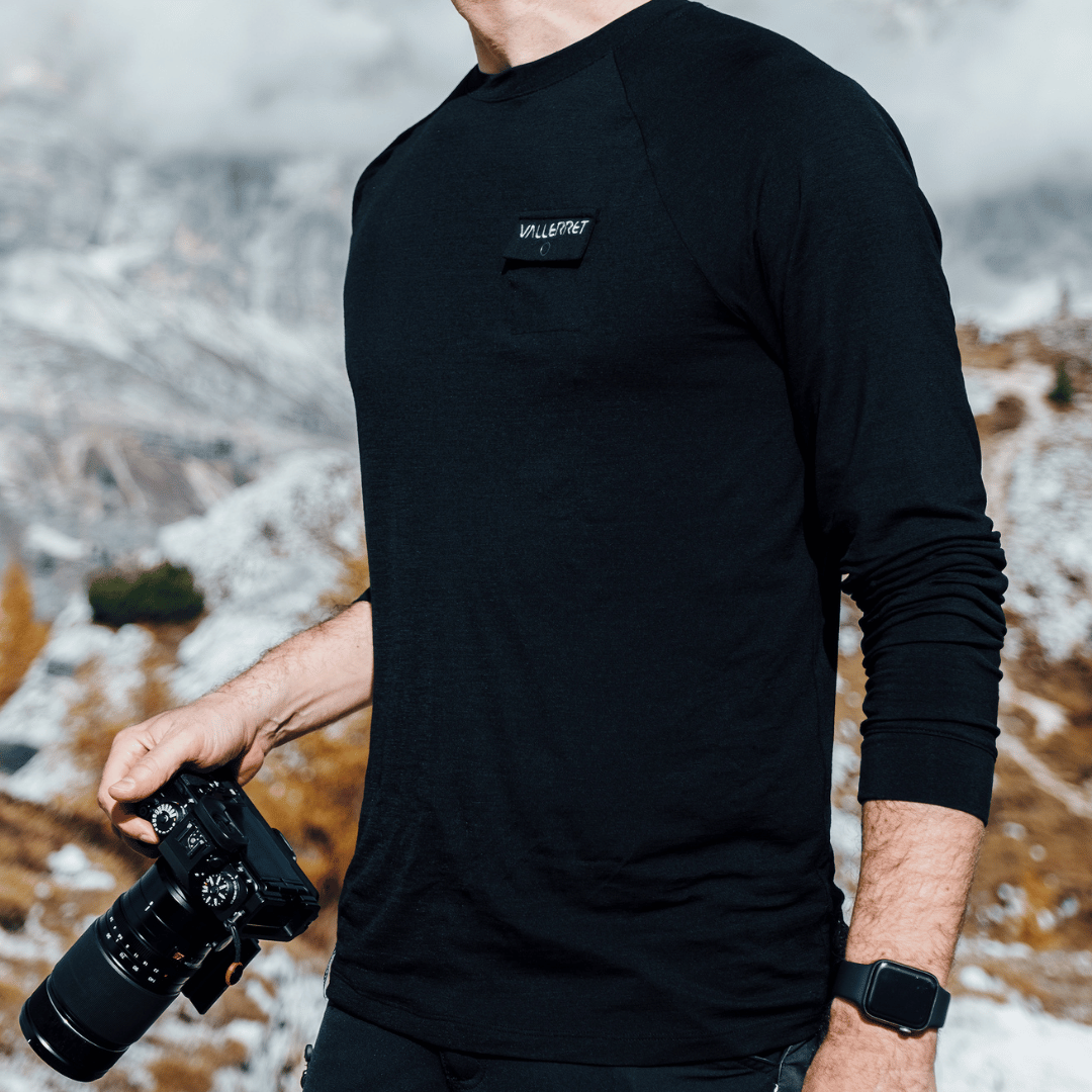 Camiseta de manga larga de lana merino Vallerret Photography Gloves