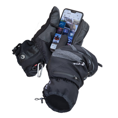 Skadi LRS Zipper Mitt - Black