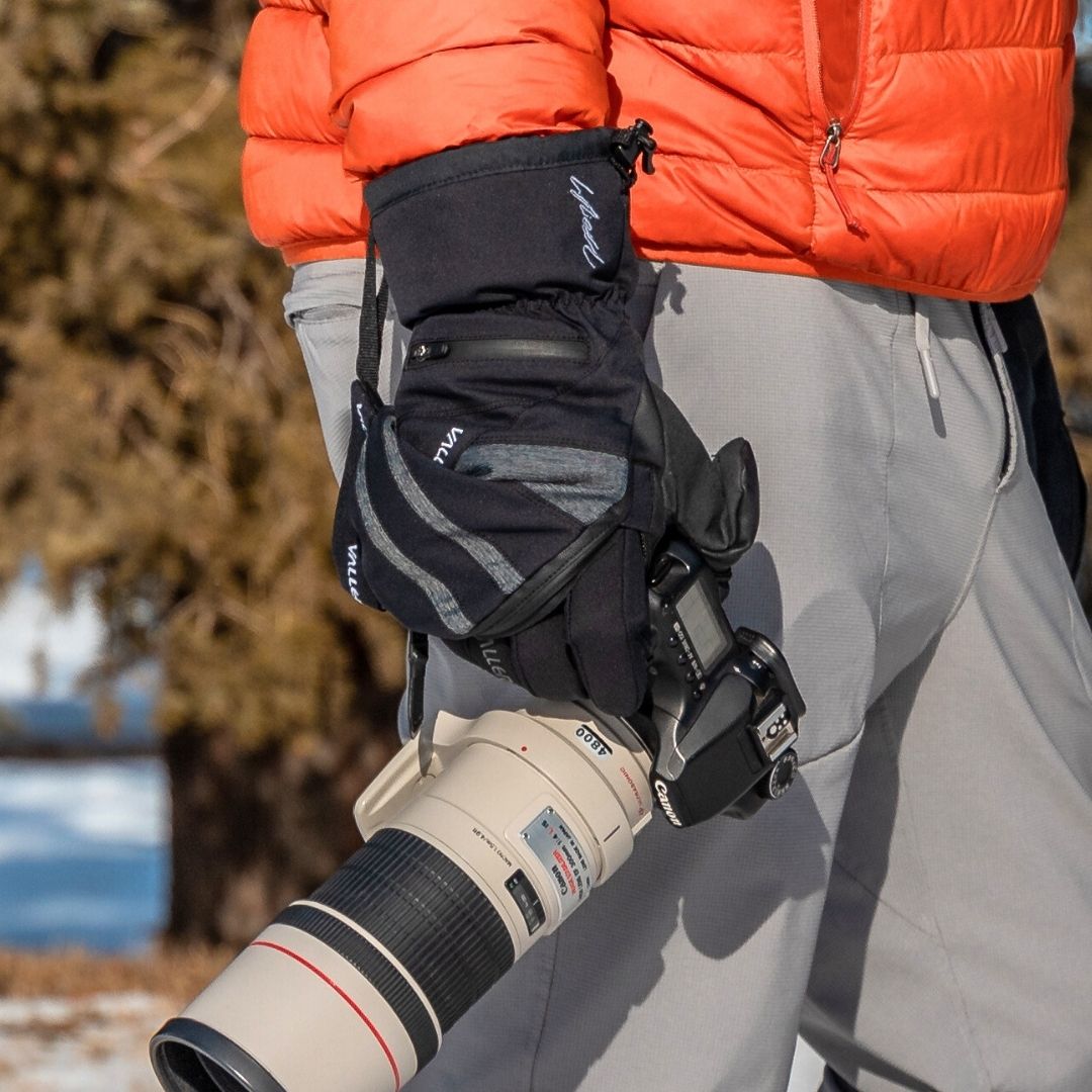 Skadi LRS Zipper Mitt - Green – Vallerret Photography Gloves