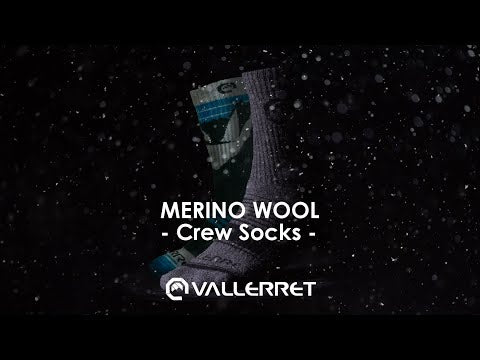 Merino Wool Crew Sock - Grey